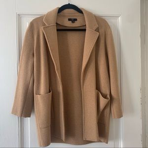J. Crew Sophie Open Front Sweater Blazer - camel - perfect condition